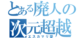 とある廃人の次元超越（エスカマリ愛）