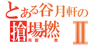 とある谷月軒の搶場撚Ⅱ（吊耶~~奧）