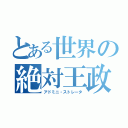 とある世界の絶対王政（アドミニ・ストレータ）