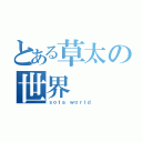 とある草太の世界（ｓｏｔａ ｗｏｒｌｄ）