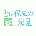 とある侯兄の睿‘先見（慧スパイ智）