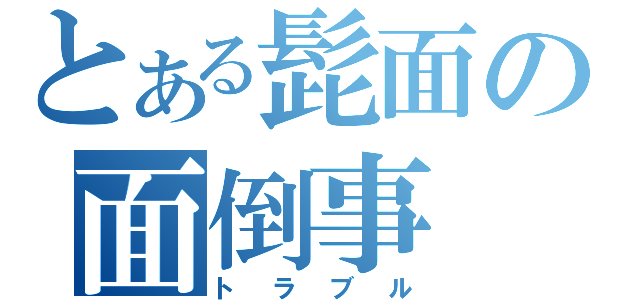 とある髭面の面倒事（トラブル）