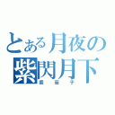 とある月夜の紫閃月下（霰茄子）