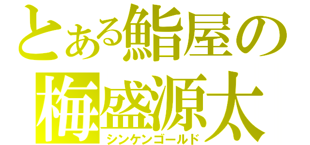 とある鮨屋の梅盛源太（シンケンゴールド）