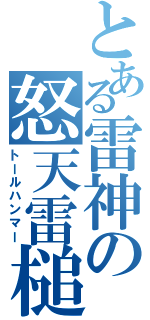 とある雷神の怒天雷槌（トールハンマー）