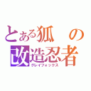 とある狐の改造忍者（グレイフォックス）