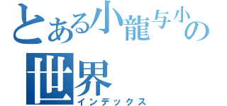 とある小龍与小猫の世界（インデックス）