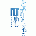 とある引きこもりの山崩し（ブロックの塊）