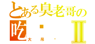 とある臭老哥の吃货Ⅱ（大吊丝）