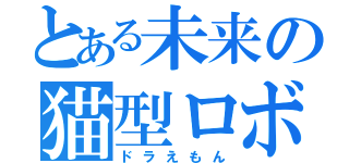 とある未来の猫型ロボ（ドラえもん）