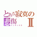 とある寂寞の悲傷Ⅱ（インデックス）