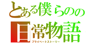 とある僕らのの日常物語（プライベートストーリー）