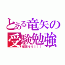 とある竜矢の受験勉強（頑張ろう！！！）