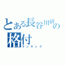 とある長谷川研の格付（ランキング）