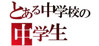 とある中学校の中学生（）