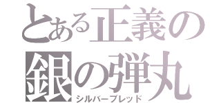 とある正義の銀の弾丸（シルバーブレッド）