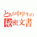 とある中学生の秘密文書（）