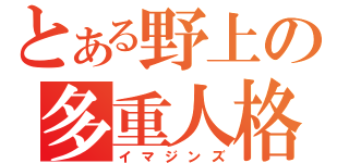 とある野上の多重人格（イマジンズ）