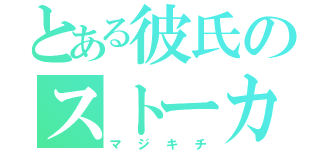 とある彼氏のストーカー（マジキチ）