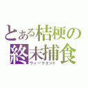 とある桔梗の終末捕食（ウィークエンド）