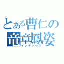 とある曹仁の竜章鳳姿（インデックス）