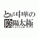 とある中華の陰陽太極（シロクロの図）