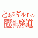 とあるギルドの滅龍魔道士（ナツ・ドラグニル）