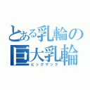 とある乳輪の巨大乳輪（ビックマック）