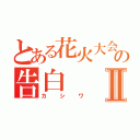 とある花火大会の告白Ⅱ（カシワ）