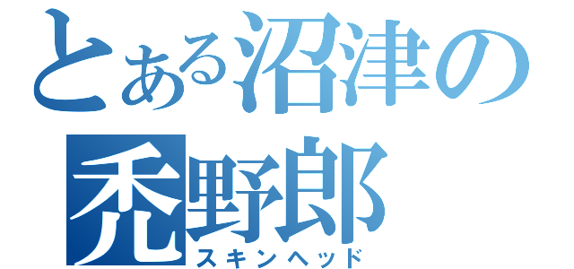 とある沼津の禿野郎（スキンヘッド）