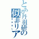 とある丹羽研の似非リア充（おおはし）