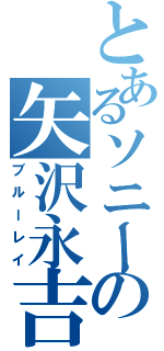 とあるソニーの矢沢永吉（ブルーレイ）