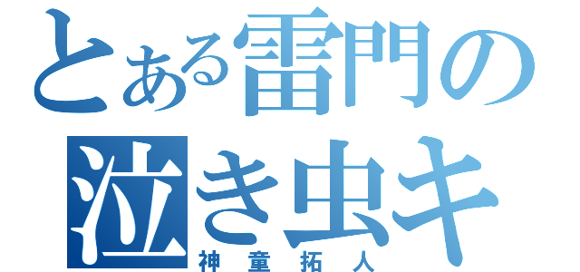 とある雷門の泣き虫キャプテン（神童拓人）