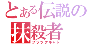 とある伝説の抹殺者（ブラックキャト）