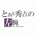 とある秀吉の左腕（いしだみつなり）