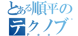 とある順平のテクノブレイク（Ｐｅｅ）