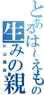 とあるは～えもんの生みの親（片山陽加）