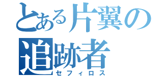 とある片翼の追跡者（セフィロス）