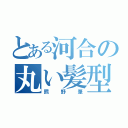 とある河合の丸い髪型（熊野筆）