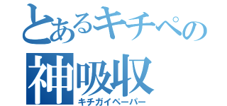 とあるキチペの神吸収（キチガイペーパー）