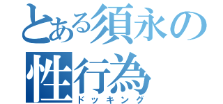 とある須永の性行為（ドッキング）