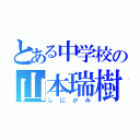 とある中学校の山本瑞樹（しにがみ）