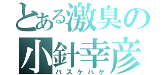 とある激臭の小針幸彦（バスケハゲ）