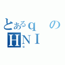 とあるｑのＨＮＩ（ｑ）