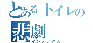 とあるトイレの悲劇（インデックス）