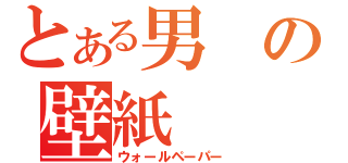 とある男の壁紙（ウォールペーパー）