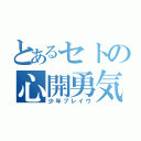 とあるセトの心開勇気（少年ブレイヴ）