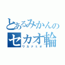 とあるみかんのセカオ輪（ワカナミオ）