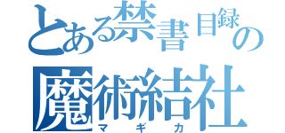 とある禁書目録の魔術結社魔術結社（マギカ）