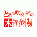 とある吹奏楽部の木管金陽（サックス）